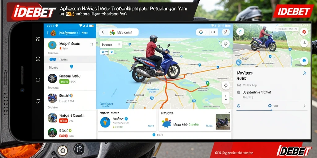 Antarmuka IDEBET yang sederhana untuk navigasi motor.